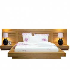 Made in Vietnam Fancy wooden furniture Japanese style beds with good quality for wholesale export